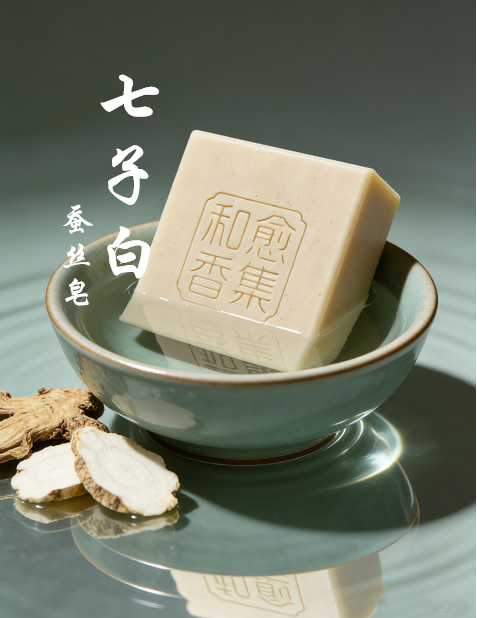 七子白蚕丝洁面沐浴皂